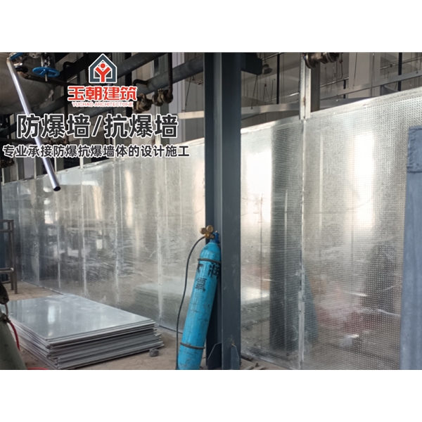 商河纤维复合钢板抗爆墙定制 轻质防爆墙施工安装一条龙服务